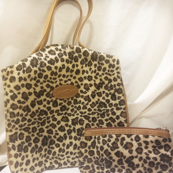 Lancome Handbags - Lancome Leopard Print Mini Bag